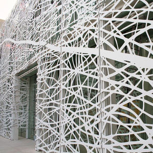 Façades modernes en aluminium découpé au laser à <span class=keywords><strong>double</strong></span> <span class=keywords><strong>peau</strong></span>, extérieurs, murs rideaux en verre et en acier, systèmes de panneaux de clôture décoratifs pour jardin - Product Image 3