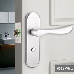 <span class=keywords><strong>Interior</strong></span> de la <span class=keywords><strong>cerradura</strong></span> de la puerta <span class=keywords><strong>sin</strong></span> <span class=keywords><strong>llave</strong></span> de material de aluminio baño <span class=keywords><strong>cerradura</strong></span> de la puerta - Product Image 4