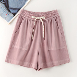 Shorts in Denim Azzurro a Vita Alta, Stile Vintage e Vestibilità Comoda per Donna, Estate 2025 - Product Image 6