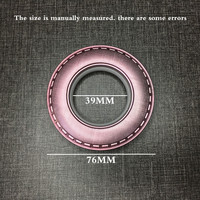 Svt — œillets de rideau 7.6 cm de diamètre extérieur, silencieux et lisse, lavable et lavable à la machine