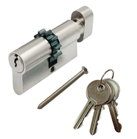 E10 Cylindre de serrure de porte à came fixe à came fixe à 5 broches et 6 broches australiennes de marque personnalisée avec serrure à clé principale tournante
