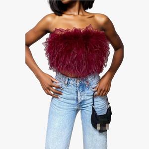 New Design Women's Summer Solid Color Strapless <b>Top</b> Fashion - Product Image 4