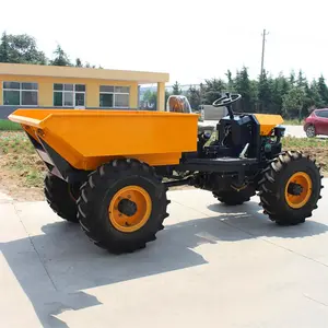 Compacte Mini Site Dumper Chinese Fabriek Kleine Dump Truck Zy100 1 Ton Mini Dumper Olie Palm Dumper