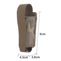 SABADO 9MM Single Mag Pouch MOLLE Magazine Pouch pour Plaque Quick Release Tactical Gear