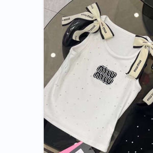 Camiseta Pulóver <span class=keywords><strong>de</strong></span> Verano para Niña Nuevo <span class=keywords><strong>Chaleco</strong></span> Estilo Lazo Lindo con Tela Tejida Ropa para Niños 0190A023 - Product Image 5