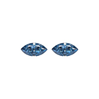 Piedra de Moissanita Suelta Marquise Melee 1.5*3mm 0.05CT Azul Zafiro Natural Creada en Laboratorio al por Mayor para Engaste y Fabricación de Joyería Fina