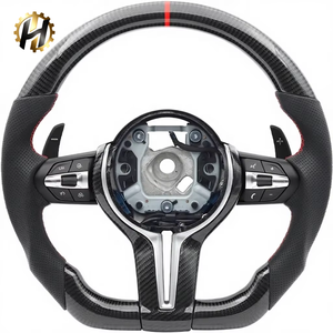 Volante Sportivo Classico a 3 Razze in Fibra di Carbonio HZ per M3/M6/F01-F87/E60-E93 - Product Image 1