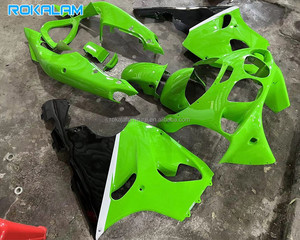 Carenados Verdes y Negros para <span class=keywords><strong>Kawasaki</strong></span> <span class=keywords><strong>Ninja</strong></span> ZX-7R 1996 <span class=keywords><strong>1997</strong></span> 1998 1999 2000 2001 2002 2003, Piezas de Repuesto para Motocicleta Deportiva <span class=keywords><strong>ZX7R</strong></span> - Product Image 1
