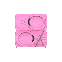Lit superposé d'hôtel en métal, mobilier moderne, matériau en fer, type GUA, produit général, modèle de chambre en capsule, conteneurs de chambre