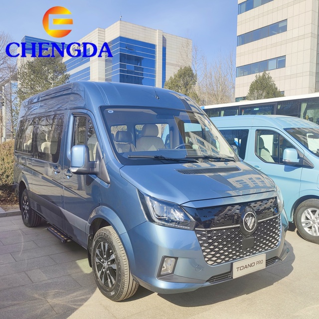 Diesel 7/9-Seater Long Wheelbase High Roof Foton Tuyano Barley Commercial Passenger Van Cargo Van for Business and Tourism