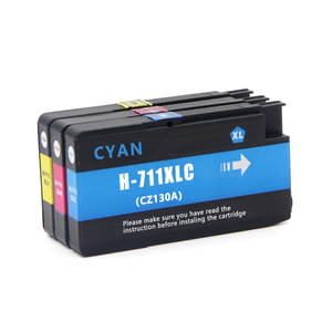 OCBESETJET para <span class=keywords><strong>Designjet</strong></span> Cartera de HP <span class=keywords><strong>Designjet</strong></span> <span class=keywords><strong>711</strong></span> T125 711XL <span class=keywords><strong>711</strong></span> XL <span class=keywords><strong>cartucho</strong></span> de tinta Compatible con la tinta de pigmento pa - Product Image 1