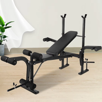 Banc de musculation Excel portable réglable avec support d'haltères équipement de gymnastique à domicile pour banc de presse et entraînement au squat
