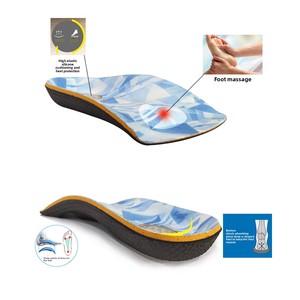 Semelles orthopédiques unisexe en EVA pour pieds plats, jambes en X/O, demi-semelles correctrices pour voûtes plantaires tombantes - Product Image 5