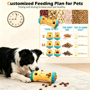 Nouveau jouet interactif pour chien en caoutchouc durable, en forme d'os, pour distribution lente de friandises, nettoyage des dents, pour mâcheurs agressifs - Product Image 3