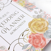 Cuaderno de tapa dura A5 de lujo de diseño personalizado de alta calidad y planificador semanal de diario impresión personalizada