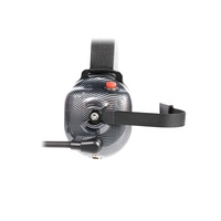 Casque robuste à double oreillettes en fibre de carbone avec suppression du bruit, prise XLR pour talkie-walkie