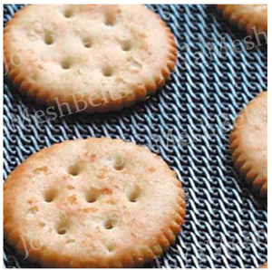 Cinta transportadora de malla de banda para hornear laminada en metal a precio de fábrica, cinta de malla de alambre para hornear galletas y hornos de túnel de galletas. - Product Image 6