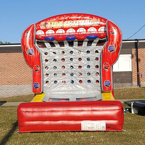 Party Fun Outdoor Sports Play Inflatable Sport Connect 4 With a <strong>Twist</strong> Four Basketball Arcade <strong>Game</strong> - Product Image 6