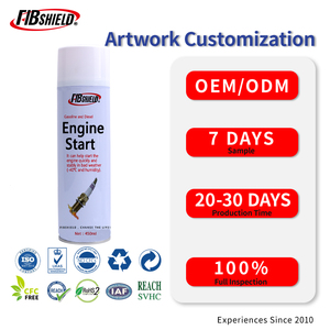 FIBSHIELD 450 มล. สเปรย์สตาร์ทเครื่องยนต์เบนซินและดีเซล สตาร์ทเร็ว สำหรับเครื่องยนต์ที่อุณหภูมิต่ำในสภาพอากาศหนาวเย็น - Product Image 1