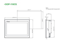 เครื่องผลิตอินเตอร์เฟสผู้นุษย์หน้าจอสัมผัส HMI DOP-107BV Dop107-cv หน้าจอสัมผัสแบบดั้งเดิม - Product Image 6