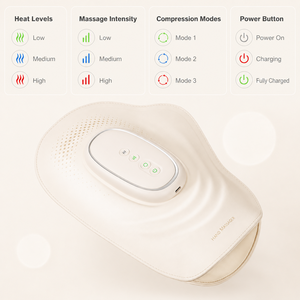 Masajeador de Manos Eléctrico Recargable con Forma de Guante, Doble Cara con Calor y Compresión de Aire, Alivio del Dolor en Dedos, Palma y Muñeca - Product Image 5