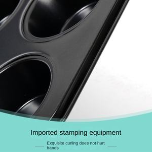 <span class=keywords><strong>Molde</strong></span> Redondo <span class=keywords><strong>para</strong></span> Pastel <span class=keywords><strong>de</strong></span> 4 Tazas <span class=keywords><strong>de</strong></span> Acero al Carbono Negro Antiadherente Directo <span class=keywords><strong>de</strong></span> Fábrica, Bandeja <span class=keywords><strong>para</strong></span> Hornear, Solo Lavado a Mano, Utensilio Doméstico - Product Image 3