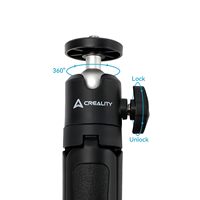 Creality B0DMR822Y2 Kit Tripod Meja Putar Pemindai 3D 1/4 Inci Ulir Standar 10.4X8.6X0.99 Inci 15.2 Aksesori Printer