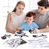 6-en-1 Solaire Espace Voiture Jouets DIY Intelligent Robot Bâtiment Science Expérience Kit Pour Enfants Apprentissage Jouets