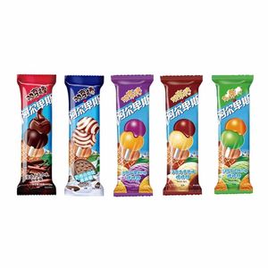 Sử Dụng Nhập Khẩu Sữa Nén 9Pcs Hỗn Hợp Hương Vị Ice Cream Hình Dạng Hình Cầu Lollipop - Product Image 3