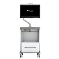 Système d'endoscopie médicale électrique portable IKEDA 9122 4-en-1 Full HD 1080P avec moniteur intégré de 22 pouces et éclairage LED pour laparoscopie