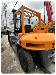 Excellent Condition tcm 7 Ton diesel Forklift,Japanese Original Isuzu Engine FD70 7 Ton TCM <b>Used</b> Forklift for Sale - Product Image 1