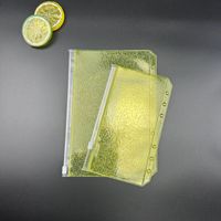 Pochettes de classeur A5 A6 A7 à 6 trous, enveloppes budgétaires sans fermeture éclair, organiseur de documents, pochettes de classeur à ouverture latérale en PVC pailleté