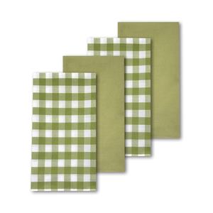 Serviette Moderne 100% Polyester Toutes Saisons Verte Unie 18''x18'' pour Restaurant & Usage Domestique - Product Image 4