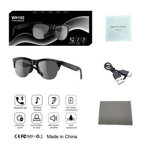 Lunettes Intelligentes AI WK102 pour Hommes et Femmes : Appels, Musique, Longue Autonomie, Protection UV, Audio Sportif, Lunettes de Soleil Sans Fil - Product Image 3