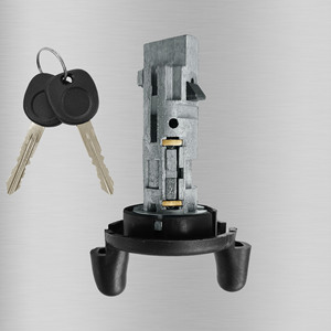 Ignition <b>Lock</b> Cylinder KD010D3 For Cadillac Chevrolet Buick 2 <b>Keys</b> Black Cylindrical <b>Lock</b> - Product Image 4