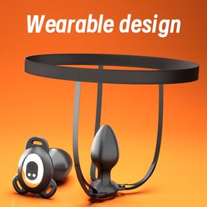 Portable en gros godemichet Anal plaisir fait maison cul Silicone Plug Anal coloré Anal Plug cul jouets simulateur pour le sexe Anal - Product Image 5