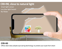 FDDL03 ordinateur à clipser noir Led lampe de bureau bras réglable luminosité pince lumineuse architecte lampe de bureau Dimmable pour le dessin