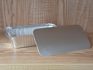 Prix de gros d'usine Contenants en aluminium avec couvercles en papier - Product Image 4
