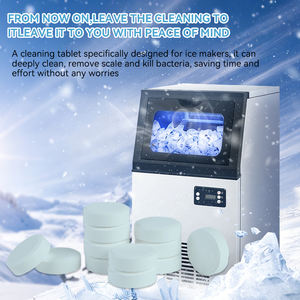 Lot de 24 comprimés nettoyants pour machine à glaçons – Détartrant éliminant le calcaire pour machines à glaçons de comptoir – <span class=keywords><strong>Glace</strong></span> pilée sans odeur et cristalline - Product Image 5