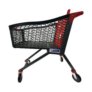 Carrito de Compras de Supermercado de Alta Capacidad, con Asiento para Bebé, Diseño de Movilidad Suave, Logotipo Personalizado, de Plástico - Product Image 4