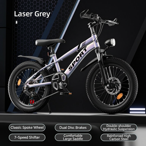 Vélo <span class=keywords><strong>de</strong></span> montagne <span class=keywords><strong>pour</strong></span> enfants <span class=keywords><strong>de</strong></span> 22 pouces à 7 vitesses, <span class=keywords><strong>prix</strong></span> d'usine, <span class=keywords><strong>pour</strong></span> garçons et filles <span class=keywords><strong>de</strong></span> 6 à 16 ans, pédales ordinaires, freins à double disque - Product Image 2