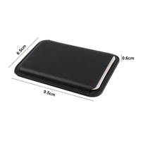 Étui de rangement magnétique en cuir PU Yun pour cartes, compatible Apple iPhone 14/13/15 Pro/16 MagSafe