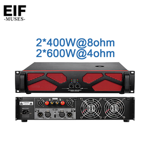 เพาเวอร์แอมป์ OEM 2 แชนแนล 2x400W ที่ 8 โอห์ม 2x600W ที่ 4 โอห์ม สเตอริโอ แอมป์เสียงแบบติดตั้งบนแร็คโลหะ ระดับมืออาชีพ รองรับเสียงความละเอียดสูง - Product Image 1