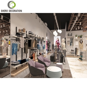Diseño interior de tienda de ropa, expositor de ropa metálico, expositor de ropa personalizado y duradero para muebles de tienda de ropa. - Product Image 5