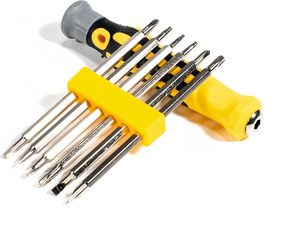 ชุดไขควงอเนกประสงค์ 6-in-1 แม่เหล็กแรงสูง สำหรับงานอุตสาหกรรม/DIY  หัวไขควงเหล็กคาร์บอนชุบสังกะสี ปรับแต่งได้ตามต้องการ รับผลิตแบบ OEM สำหรับใช้ในบ้าน - Product Image 4