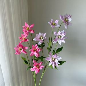 Junheyuan Artificial <b>Flowers</b> Single Branch Plastic <b>Silk</b> <b>Flower</b> Arrangement Wedding Decorations - Product Image 4