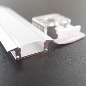 Profilé LED linéaire encastré à bride, <span class=keywords><strong>prix</strong></span> d'usine, éclairage LED encastré pour plafond, profilé en aluminium décoratif avec couvercle en PC - Product Image 4