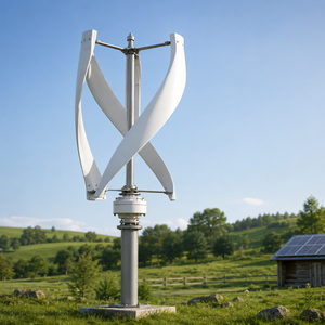 Générateur éolien à axe vertical hélicoïdal à faible bruit avec pales en spirale de 1kW, 2kW, 3kW, 5kW pour toit résidentiel WS-VA-HEL-1000/2000/3000/5000 - Product Image 5