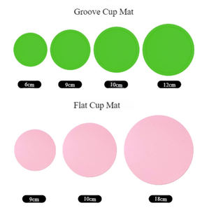 Sous-verres en silicone personnalisés avec logo, diamètre 10 cm, souples, antidérapants, résistants à la chaleur, multicolores, pour boissons, café, bière - Product Image 4