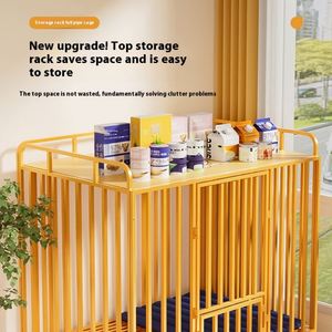 Cage pour chien robuste et indestructible en métal à double porte avec roues, pour chiens de petite, moyenne et grande taille, vente en gros d'usine 2025 - Product Image 3